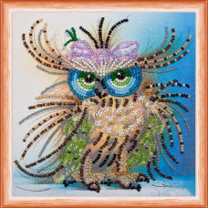 Owl with a bow