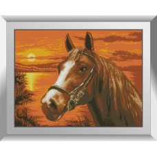 At sunset (horse)