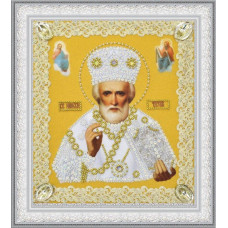 Icon of the Holy Hierarch the Wonderworker (gold) openwork