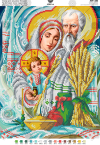Based on the icon of O. Okhapkin 'Holy Family'
